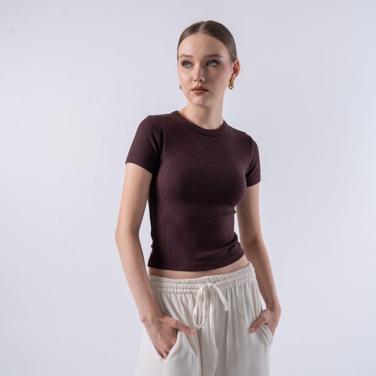 Joyce by AIJO - Hailee Oneck Top Rib Katun