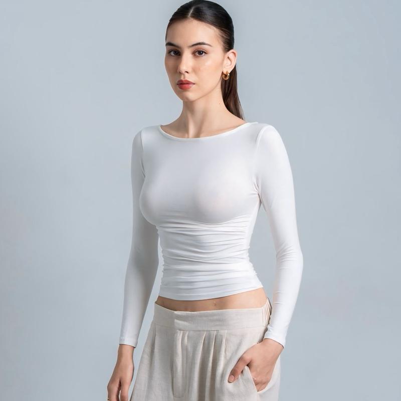 Joyce by AIJO - Freya Longsleeve Kerut Top