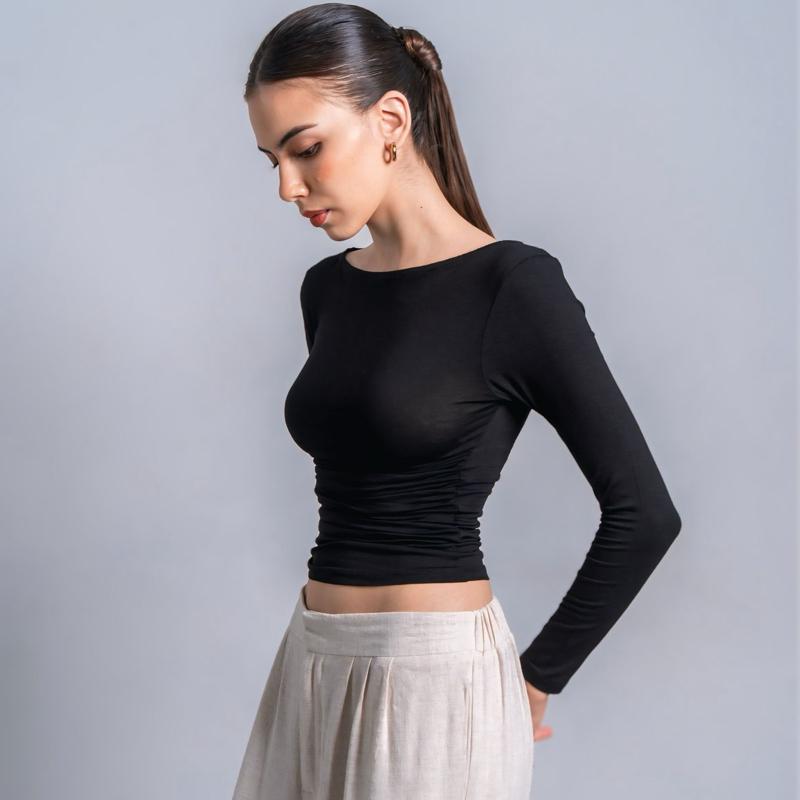 Joyce by AIJO - Freya Longsleeve Kerut Top