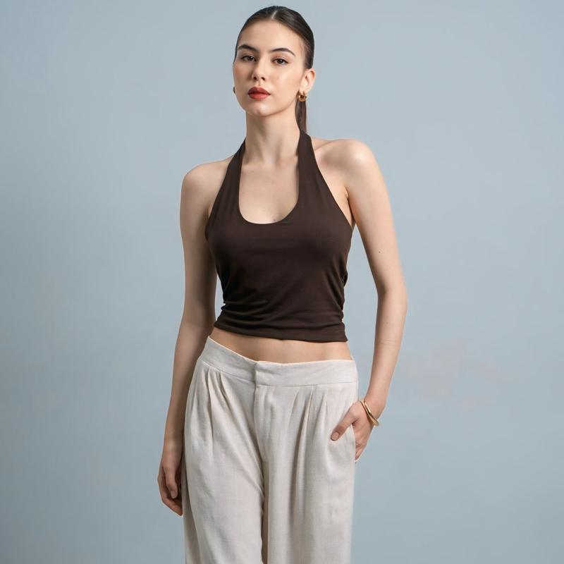 Joyce by AIJO - Kay Halter Neck Tank