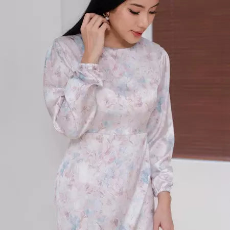 AIJO | Jasmine Dress Silk - Long Dress Casual Wanita Silk Terusan